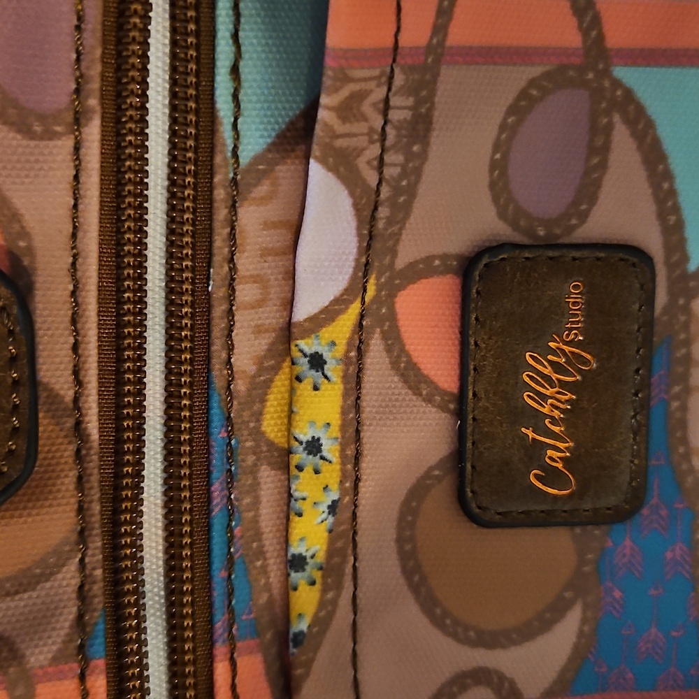 Catchfly Studio western tote, computer bag